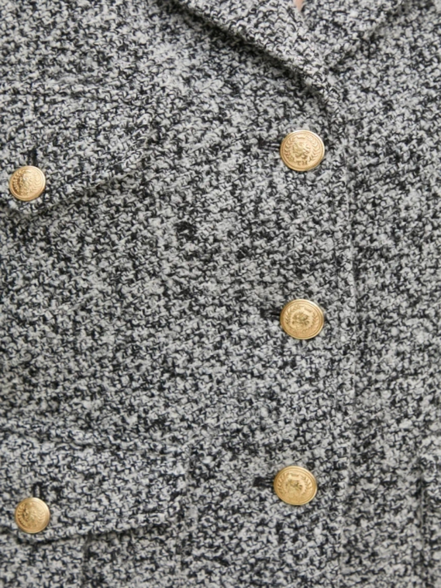 detail Tommy Hilfiger vlnený blazer