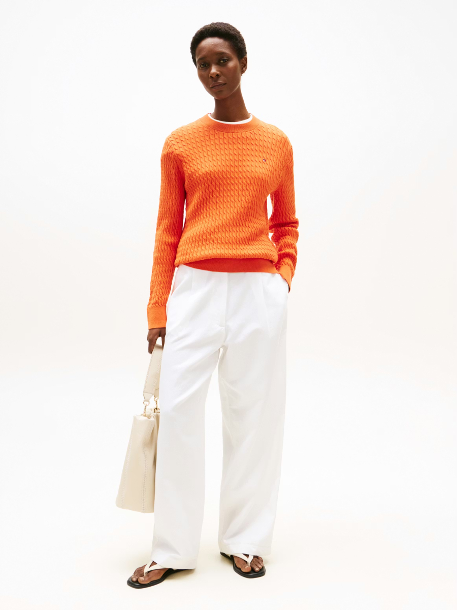 detail Tommy Hilfiger dámsky sveter