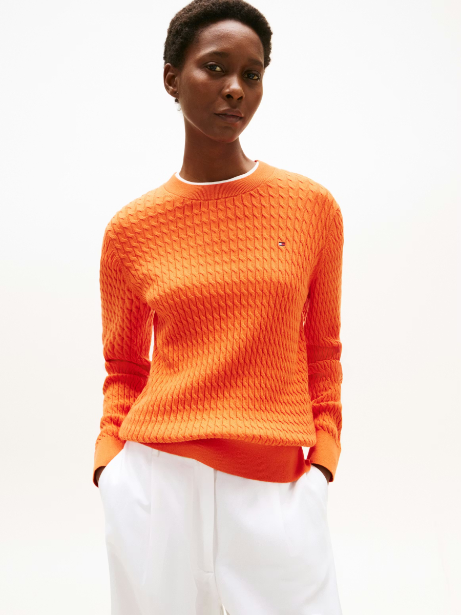 detail Tommy Hilfiger dámsky sveter