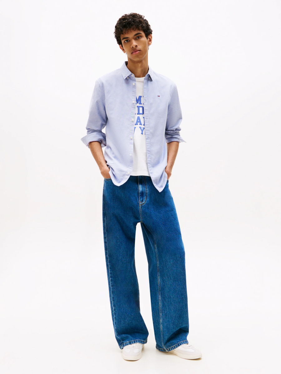 detail TJM SLIM STRETCH OXFORD SHIRT