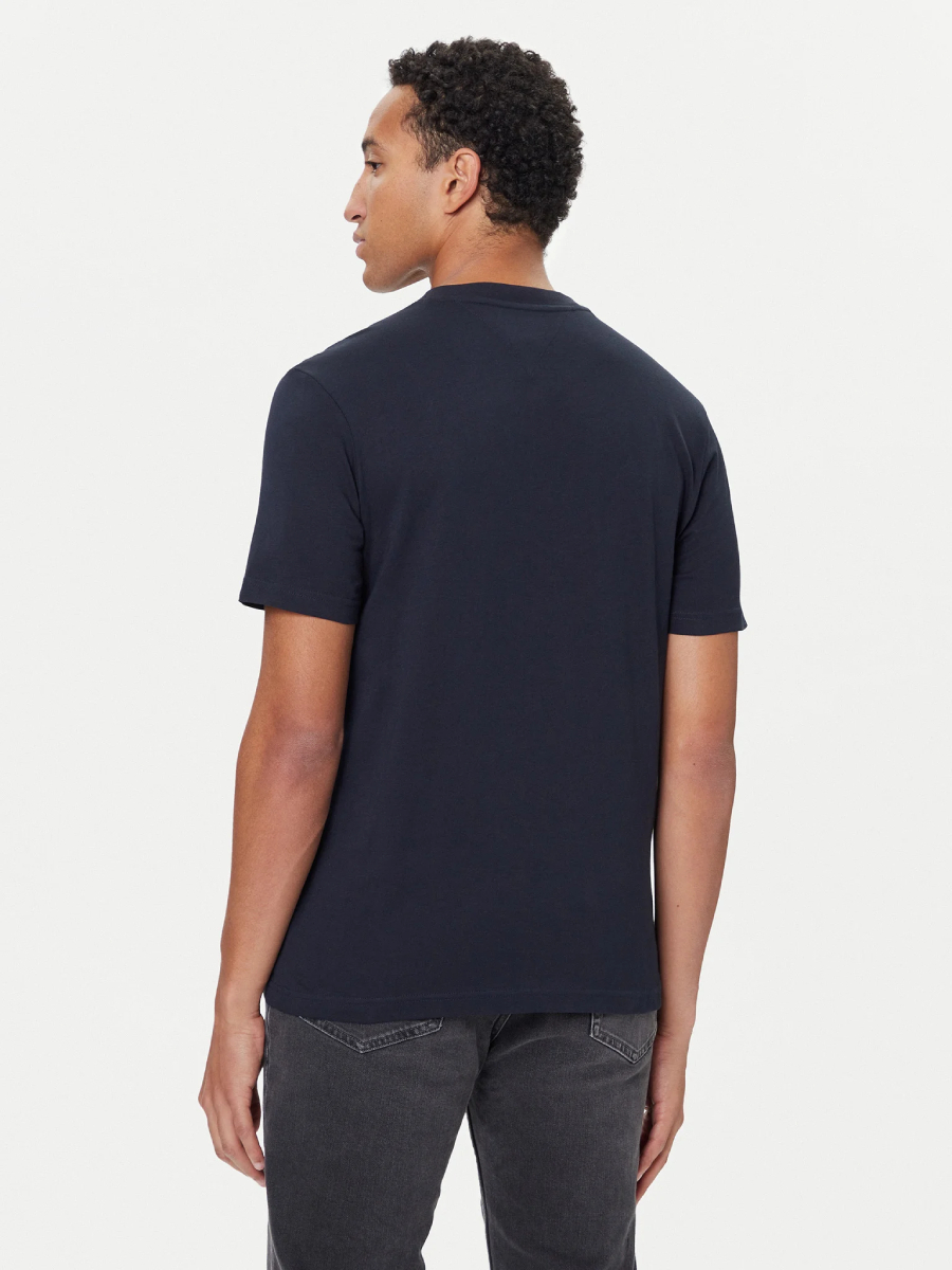 detail Tommy Hilfiger pánske tmavo modré tričko