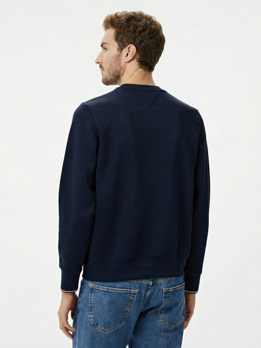 detail Tommy Hilfiger pánska tmavo modrá mikina