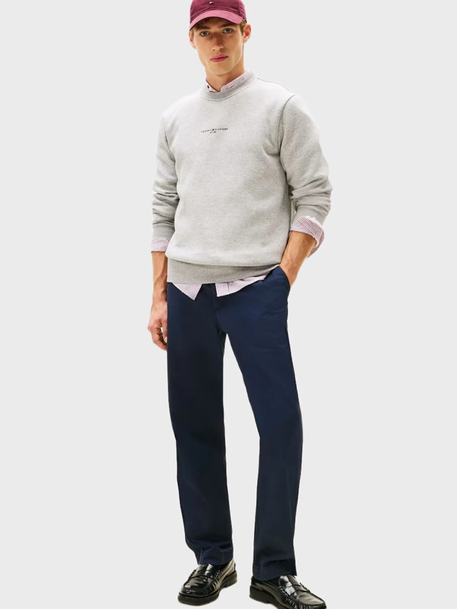 detail Tommy Hilfiger pánska šedá mikina