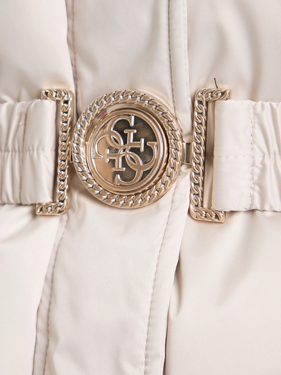 detail Guess dámska krémová bunda