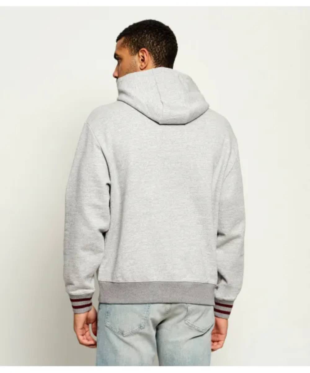 detail Tommy Hilfiger pánska šedá mikina