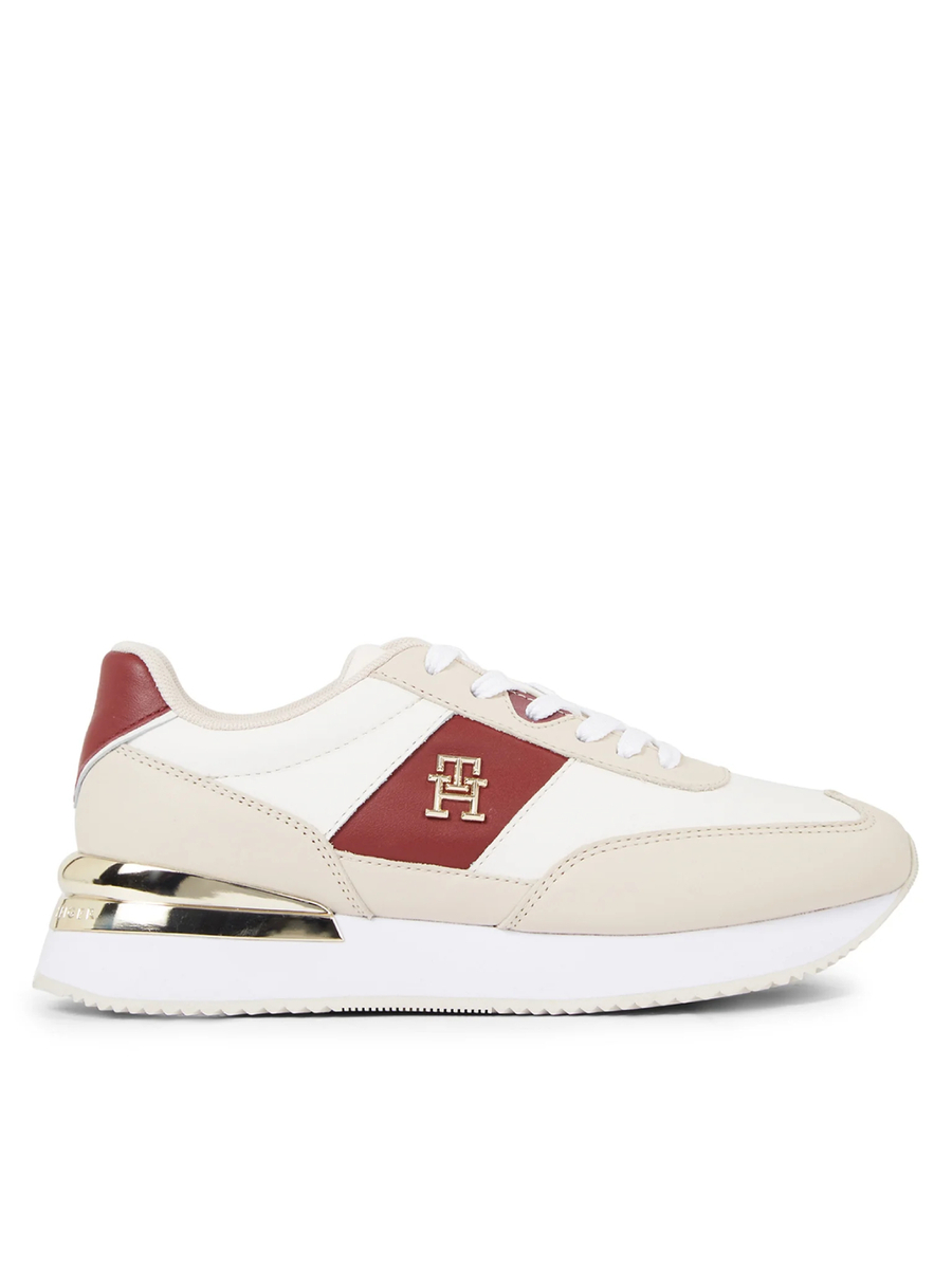 detail Tommy Hilfiger dámske krémové tenisky