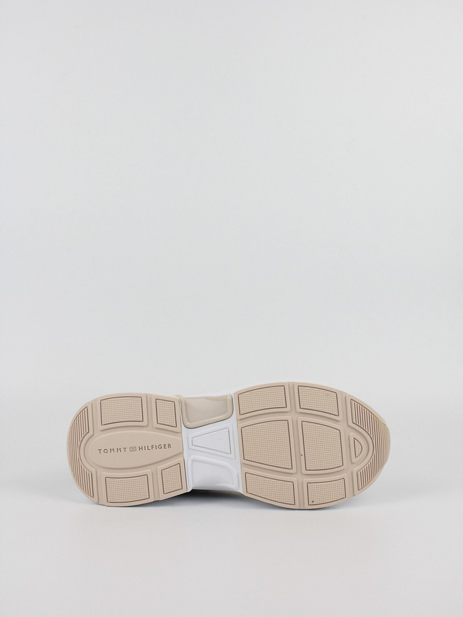 detail Tommy Hilfiger dámske krémovo šedé tenisky