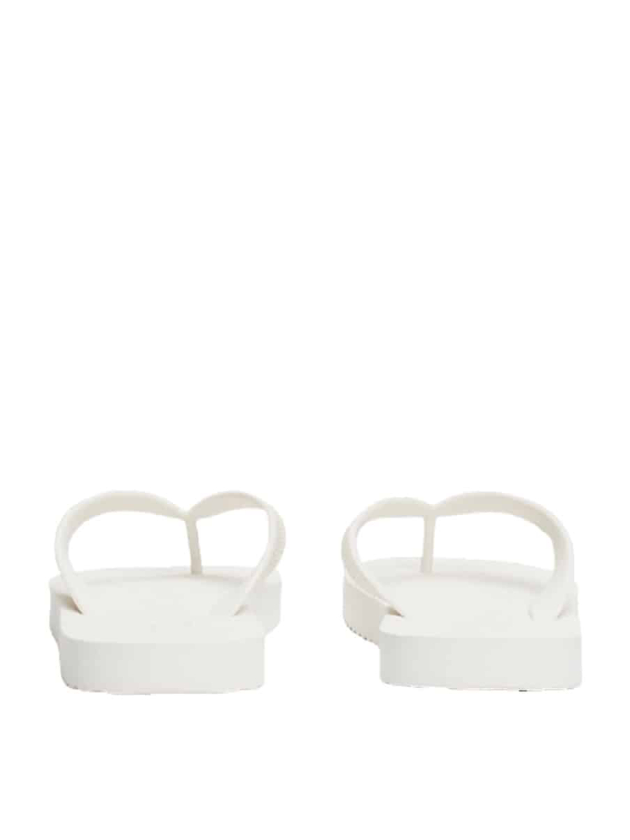 detail Tommy Jeans dámske biele žabky