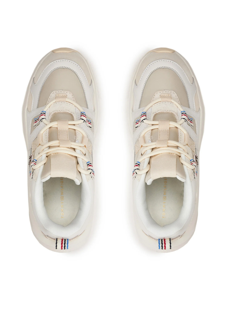 detail Tommy Hilfiger dámske béžové tenisky