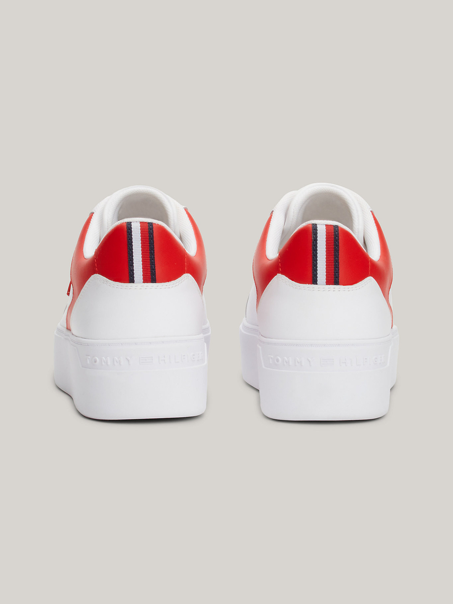 detail Tommy Hilfiger dámske biele tenisky