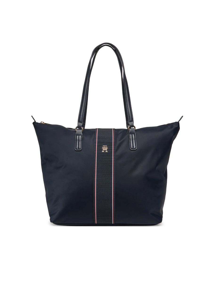 detail Tommy Hilfiger dámska tmavo modrá kabelka