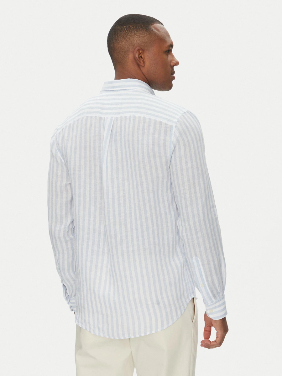 detail Tommy Hilfiger pánska pruhovaná košeľa