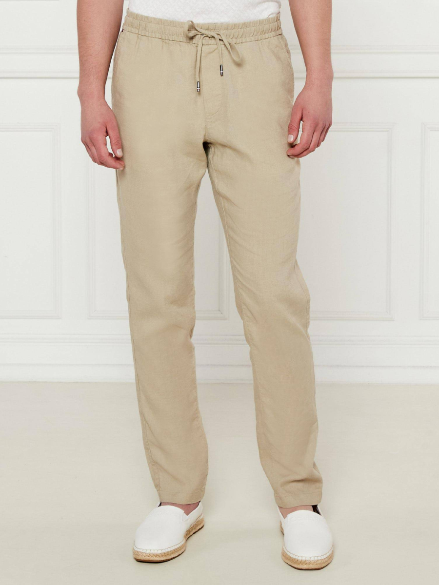 detail Tommy Hilfiger pánske béžové nohavice