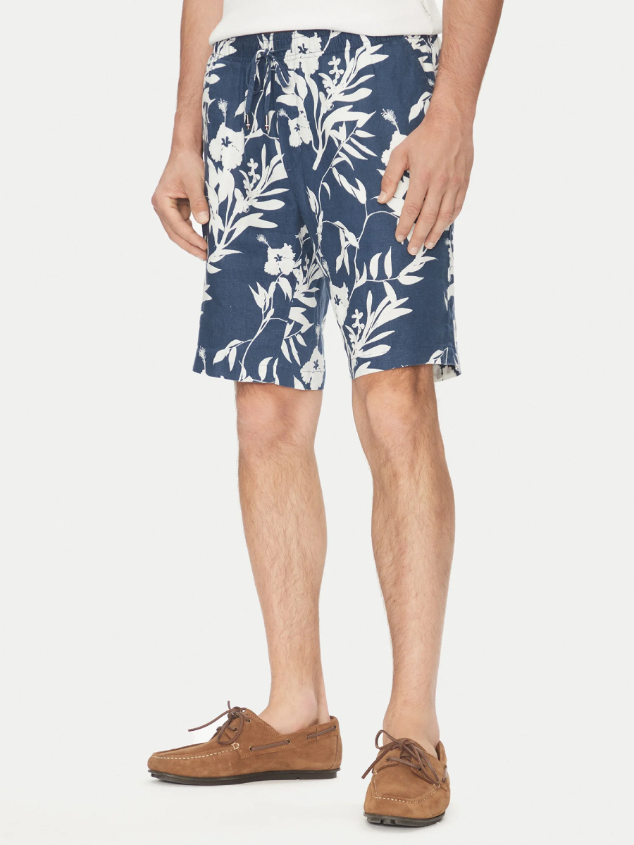 detail Tommy Hilfiger pánske ľanové šortky