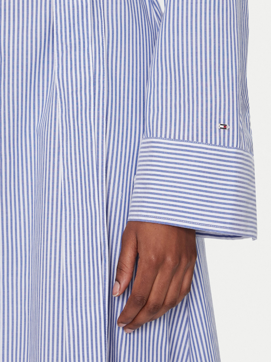 detail Tommy Hilfiger dámske pruhované šaty