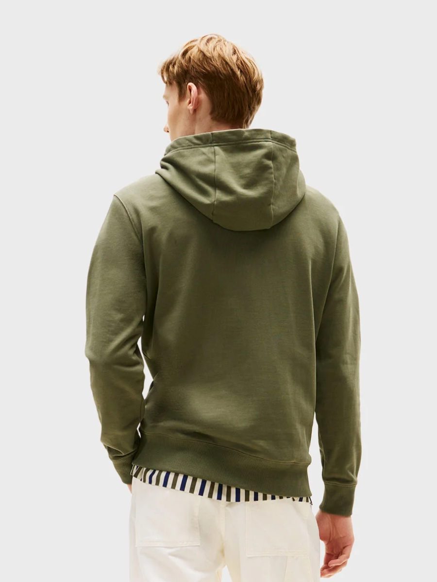 detail   Tommy Hilfiger pánska zelená mikina