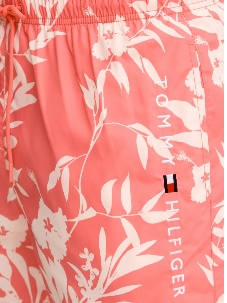 detail Tommy Hilfiger pánske oranžové plavky