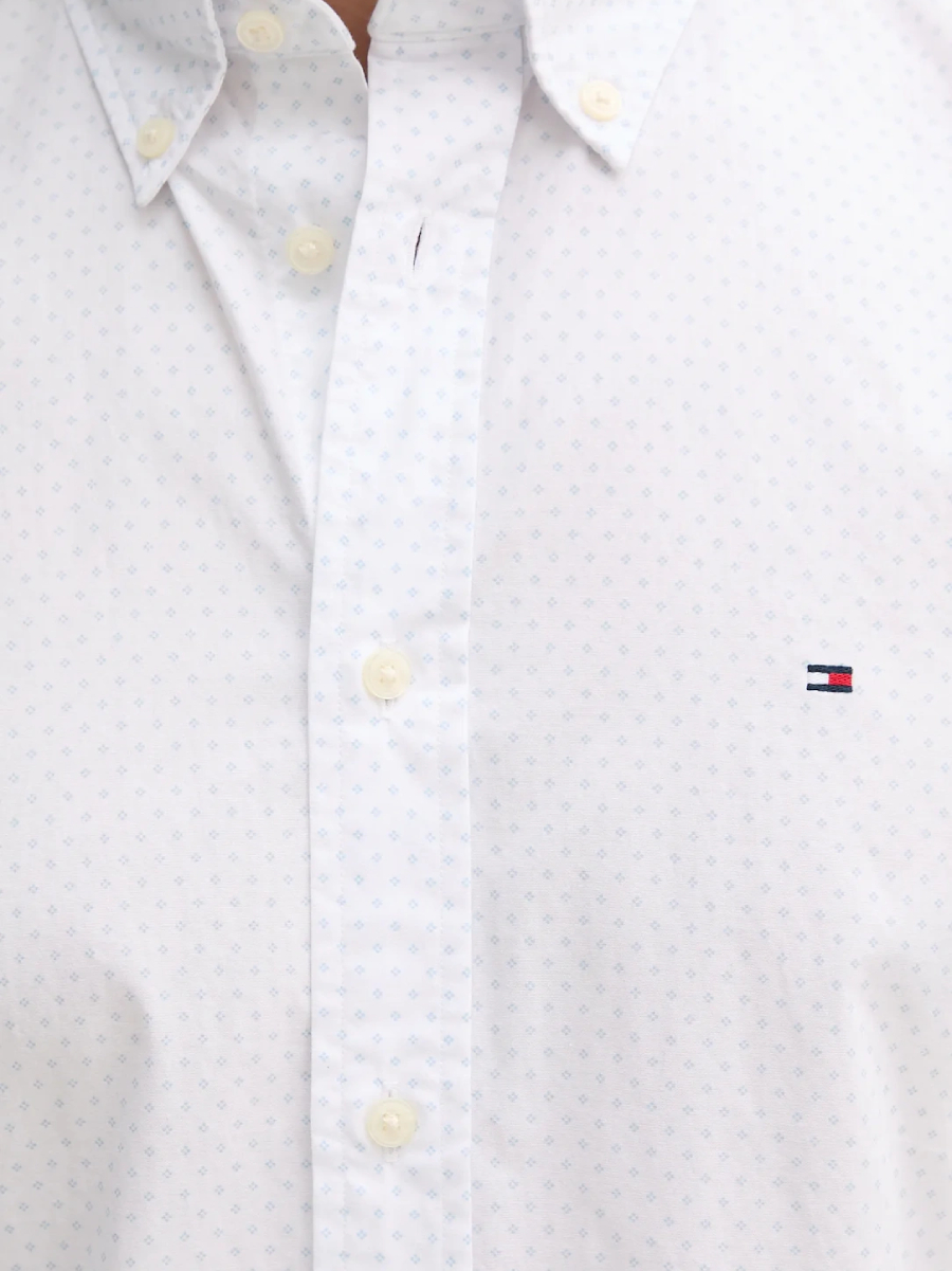 detail Tommy Hilfiger pánska biela košeľa