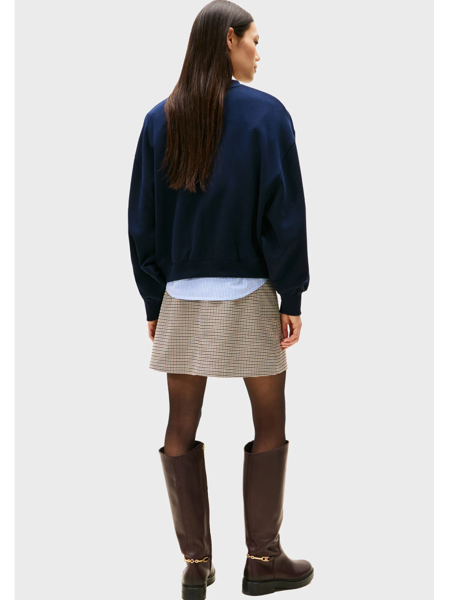 detail Tommy Hilfiger dámska tmavo modrá mikina