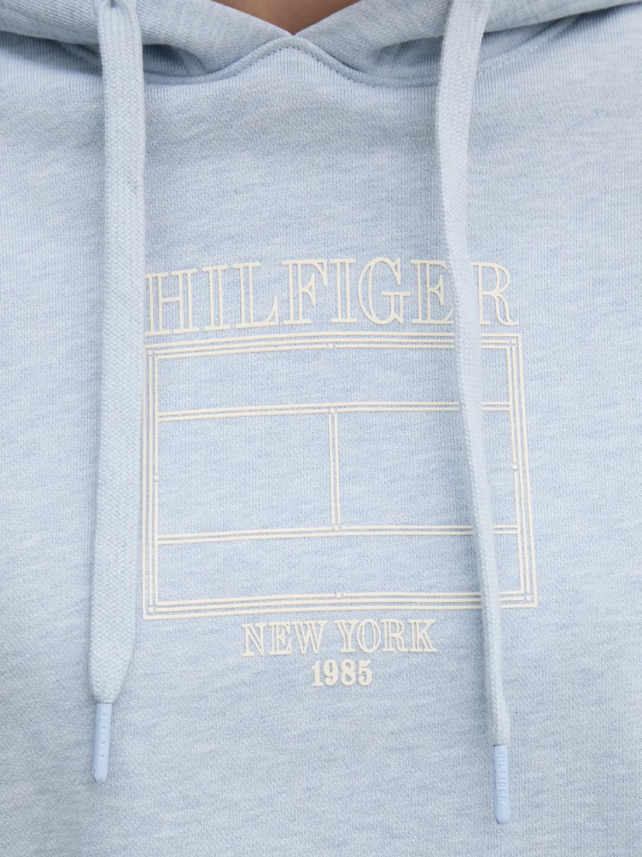 detail Tommy Hilfiger dámska modrá mikina