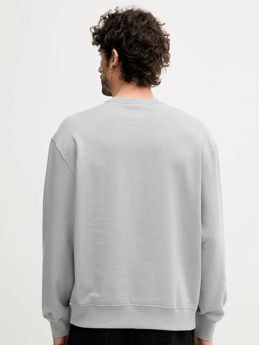 detail Calvin Klein pánska šedá mikina