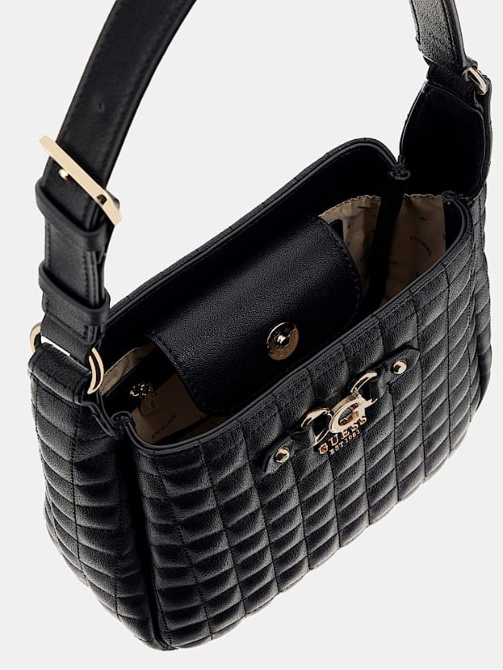 detail Guess dámska čierna kabelka