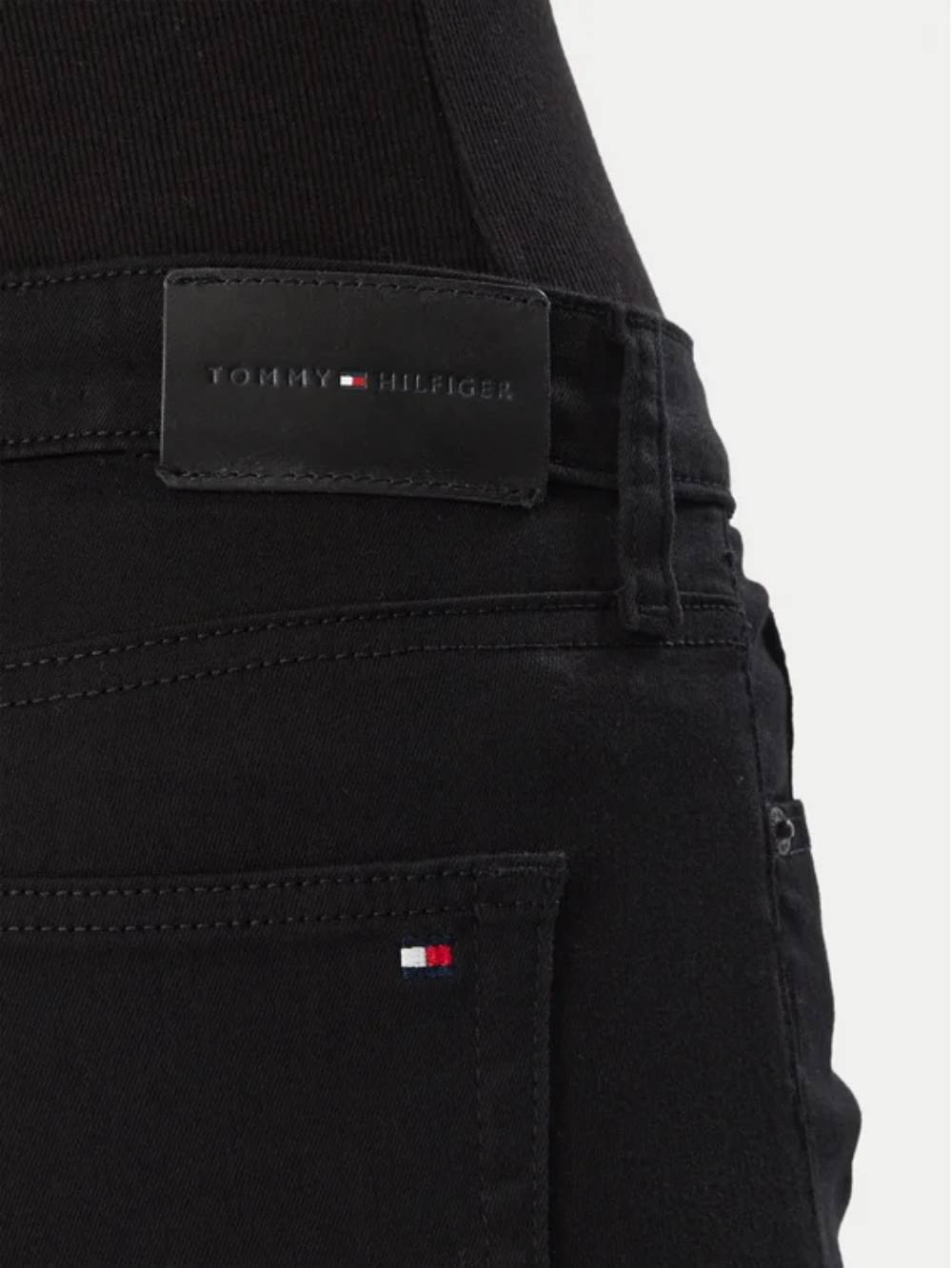 detail Tommy Hilfiger dámske čierne džínsy
