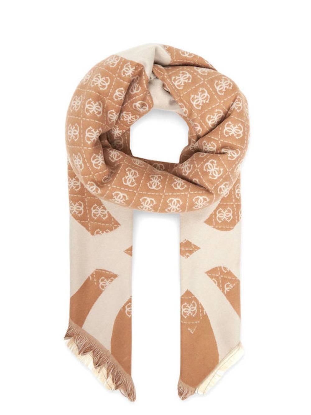 detail Guess dámsky béžový šál