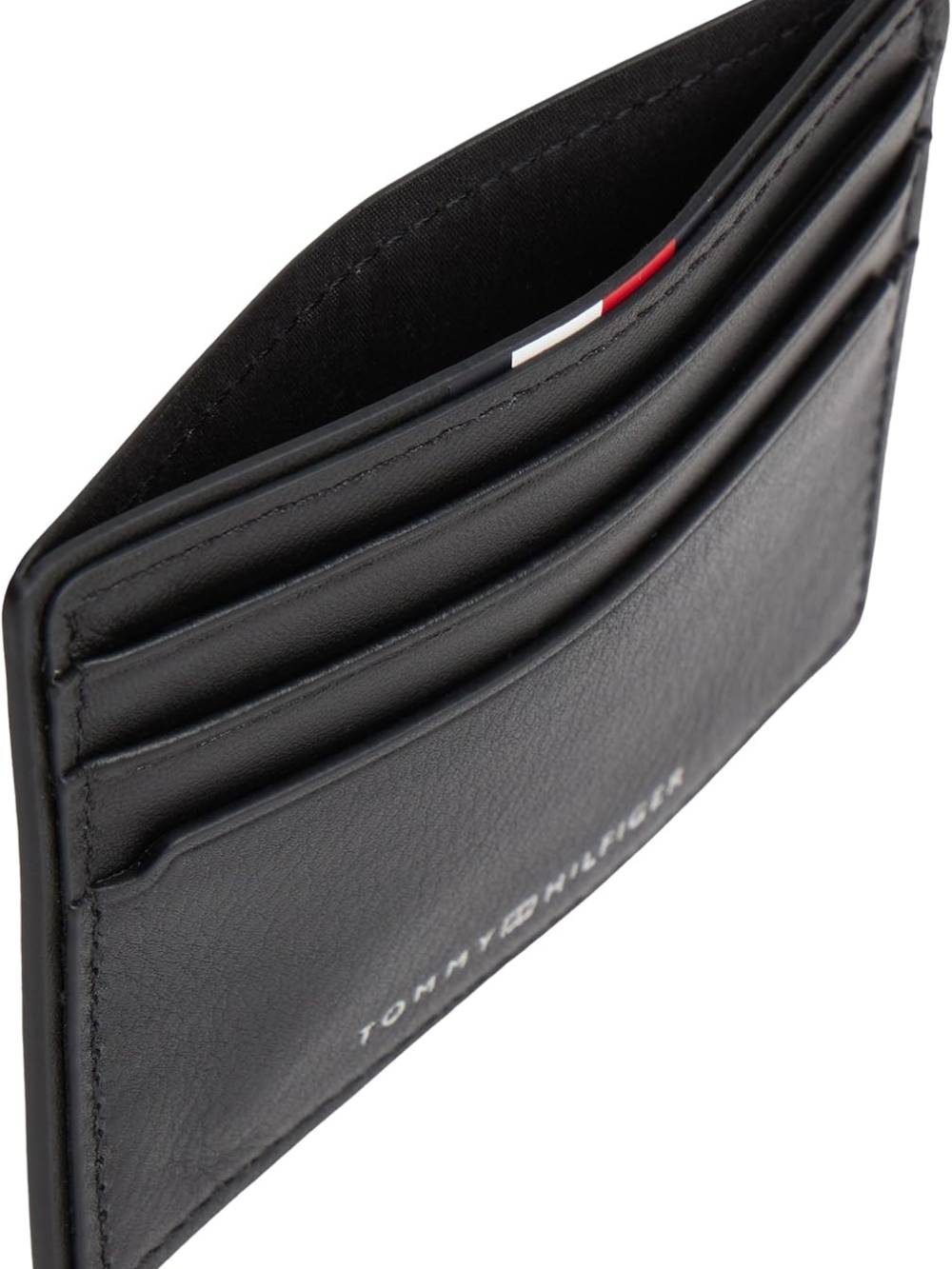 detail Tommy Hilfiger pánske čierne puzdro