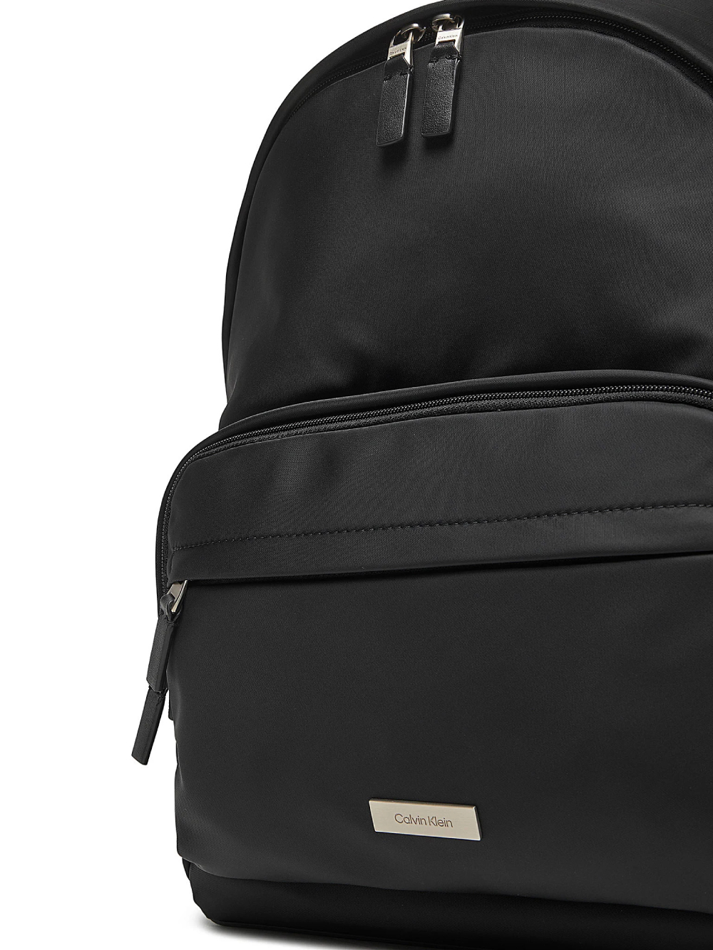 detail Calvin Klein pánsky čierny batoh