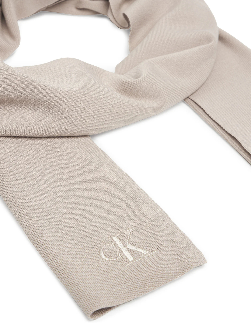 detail Calvin Klein dámsky béžový šál