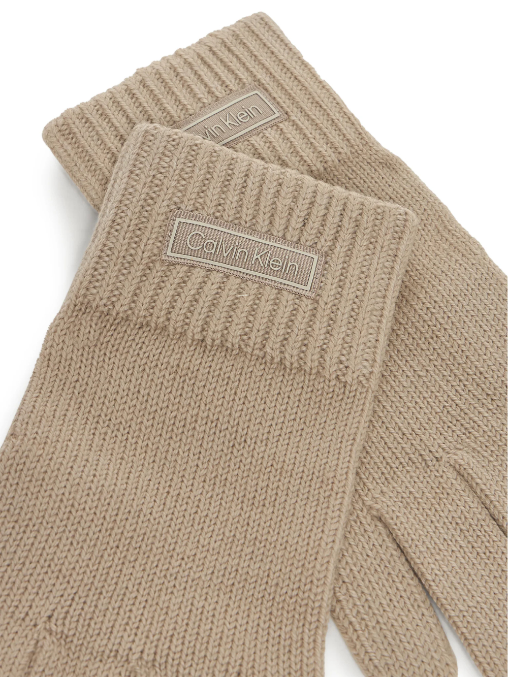 detail Calvin Klein dámske béžové rukavice