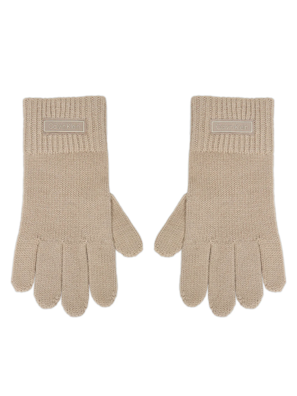 detail Calvin Klein dámske béžové rukavice