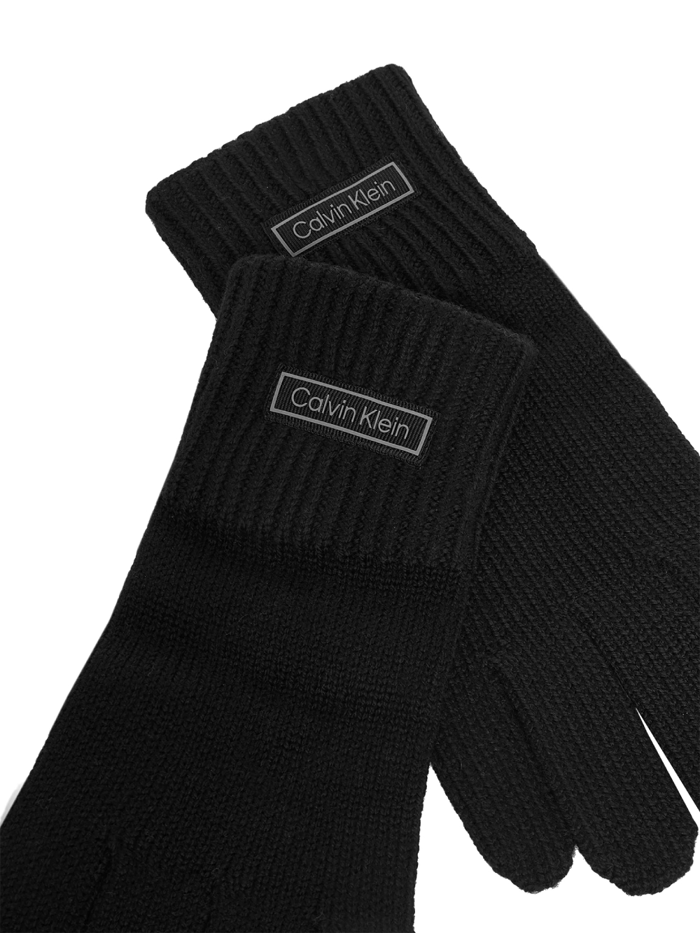 detail Calvin Klein dámske čierne rukavice