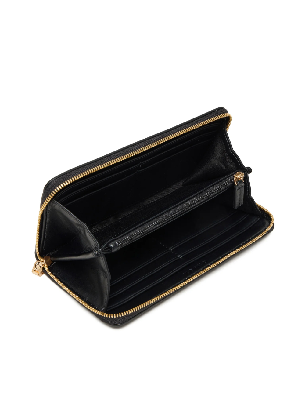 detail Calvin Klein dámska čierna peňaženka