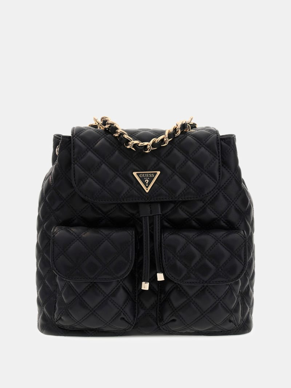 detail Guess dámsky čierny batoh