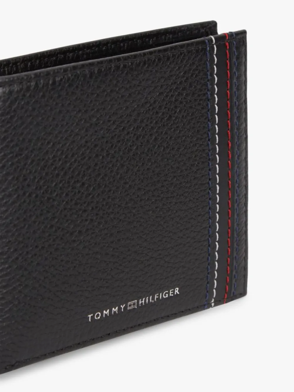 detail Tommy Hilfiger pánska čierna peňaženka