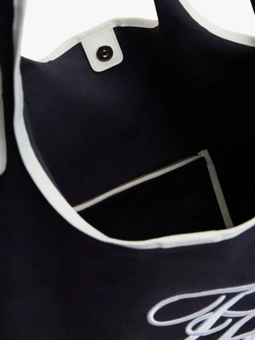 detail Tommy Hilfiger dámska tmavo modrá taška