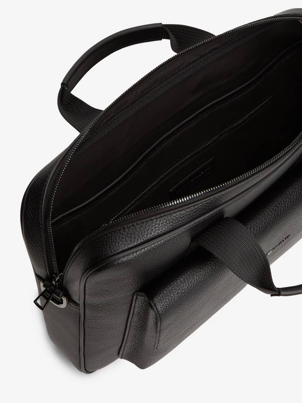 detail Tommy Hilfiger pánska čierna taška 