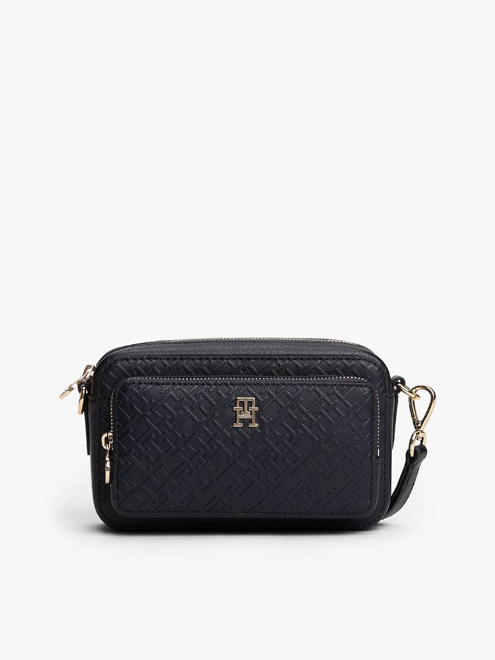 detail Tommy Hilfiger dámska čierna kabelka