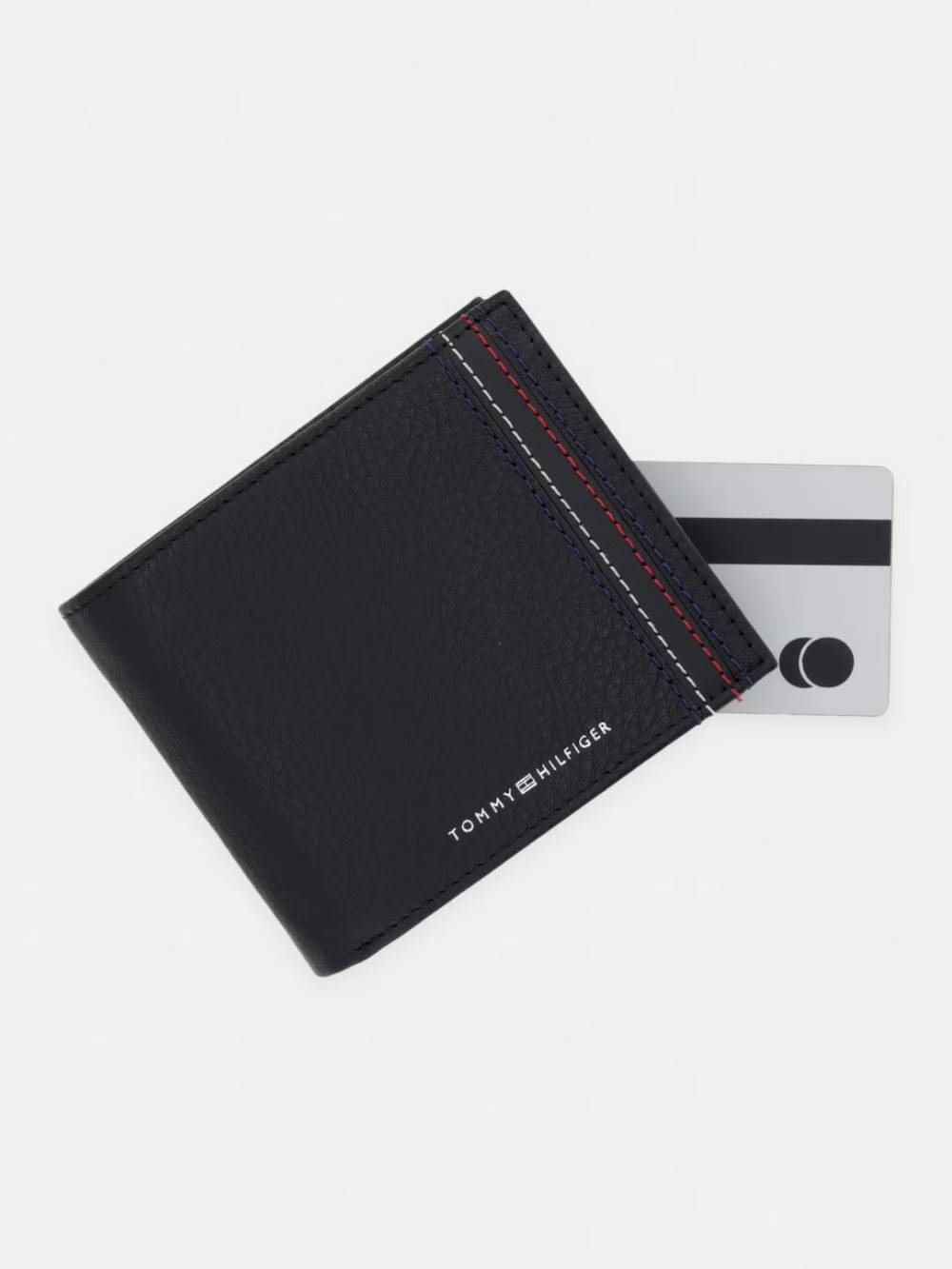 detail Tommy Hilfiger pánska čierna peňaženka