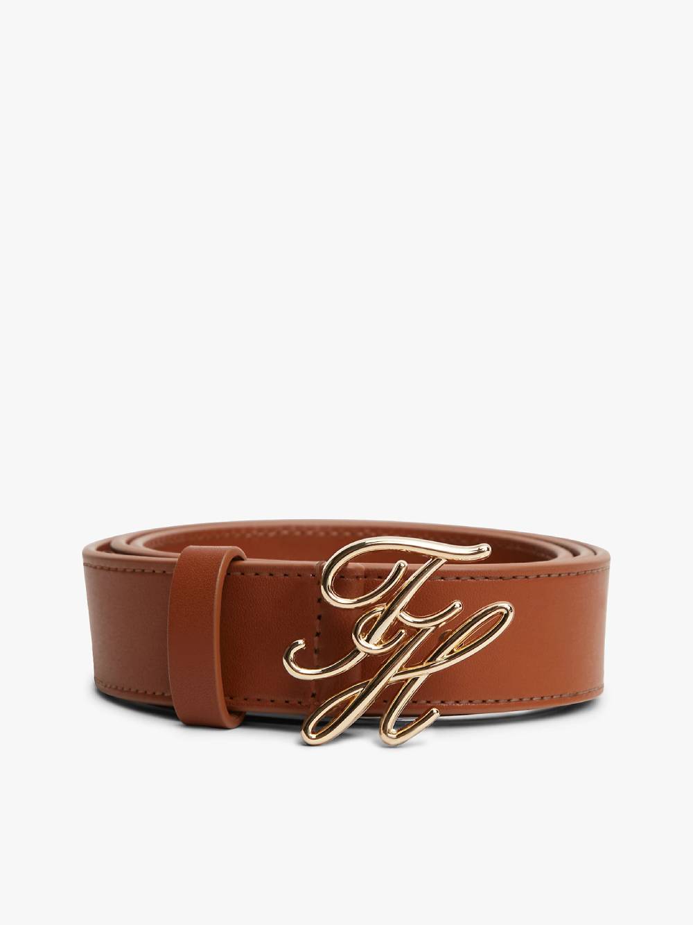 detail Tommy Hilfiger dámsky hnedý opasok