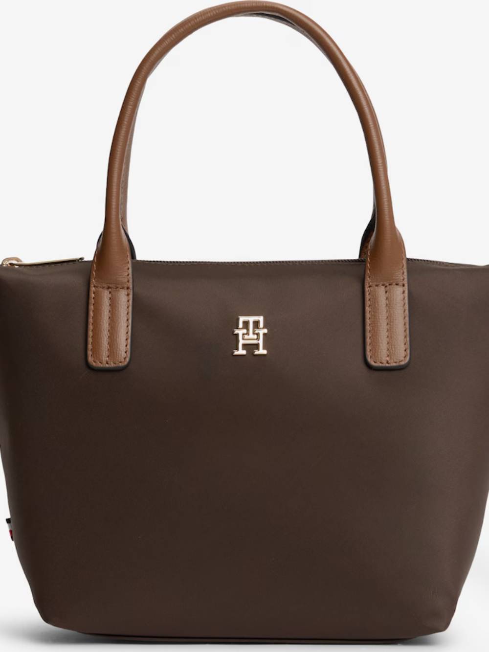 detail Tommy Hilfiger dámska hnedá kabelka