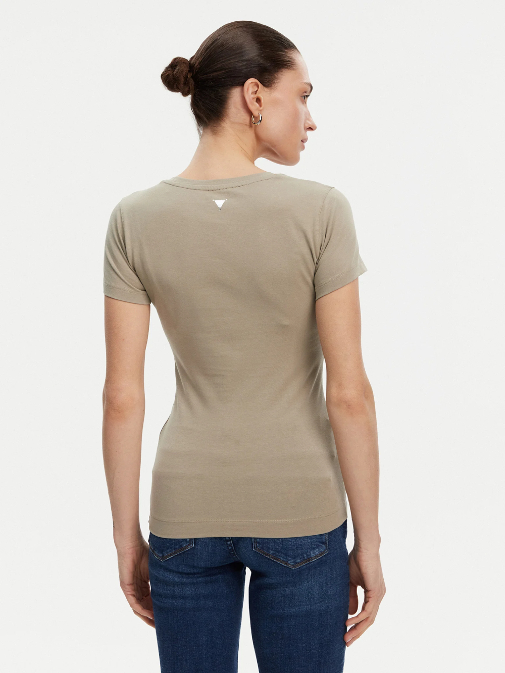detail Guess dámske khaki tričko