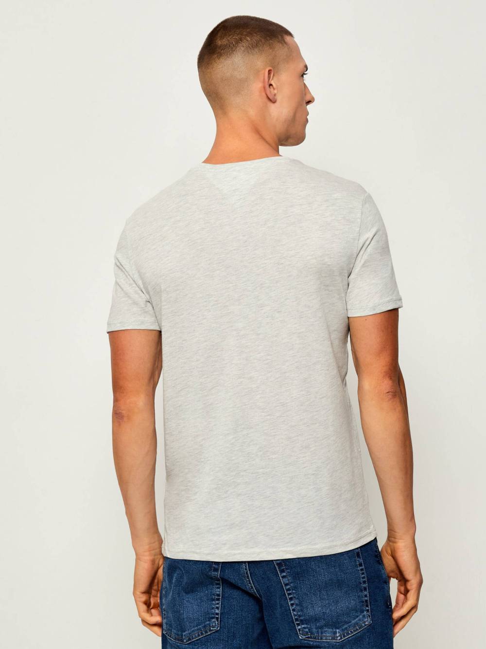 detail TJM XSLIM JASPE HTR TEE EXT