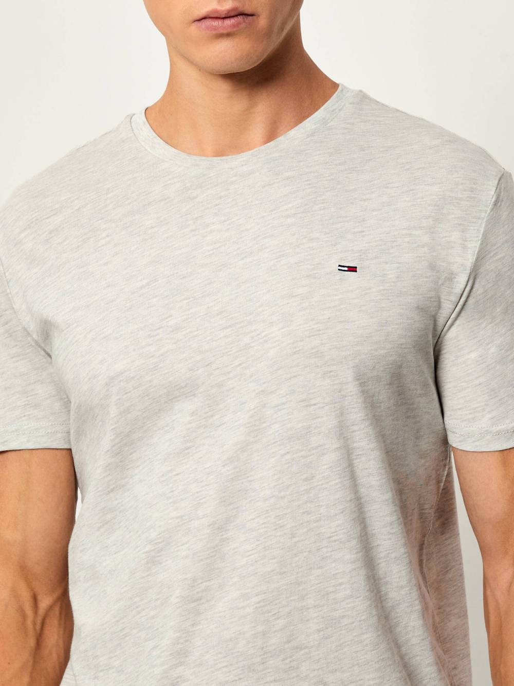 detail TJM XSLIM JASPE HTR TEE EXT