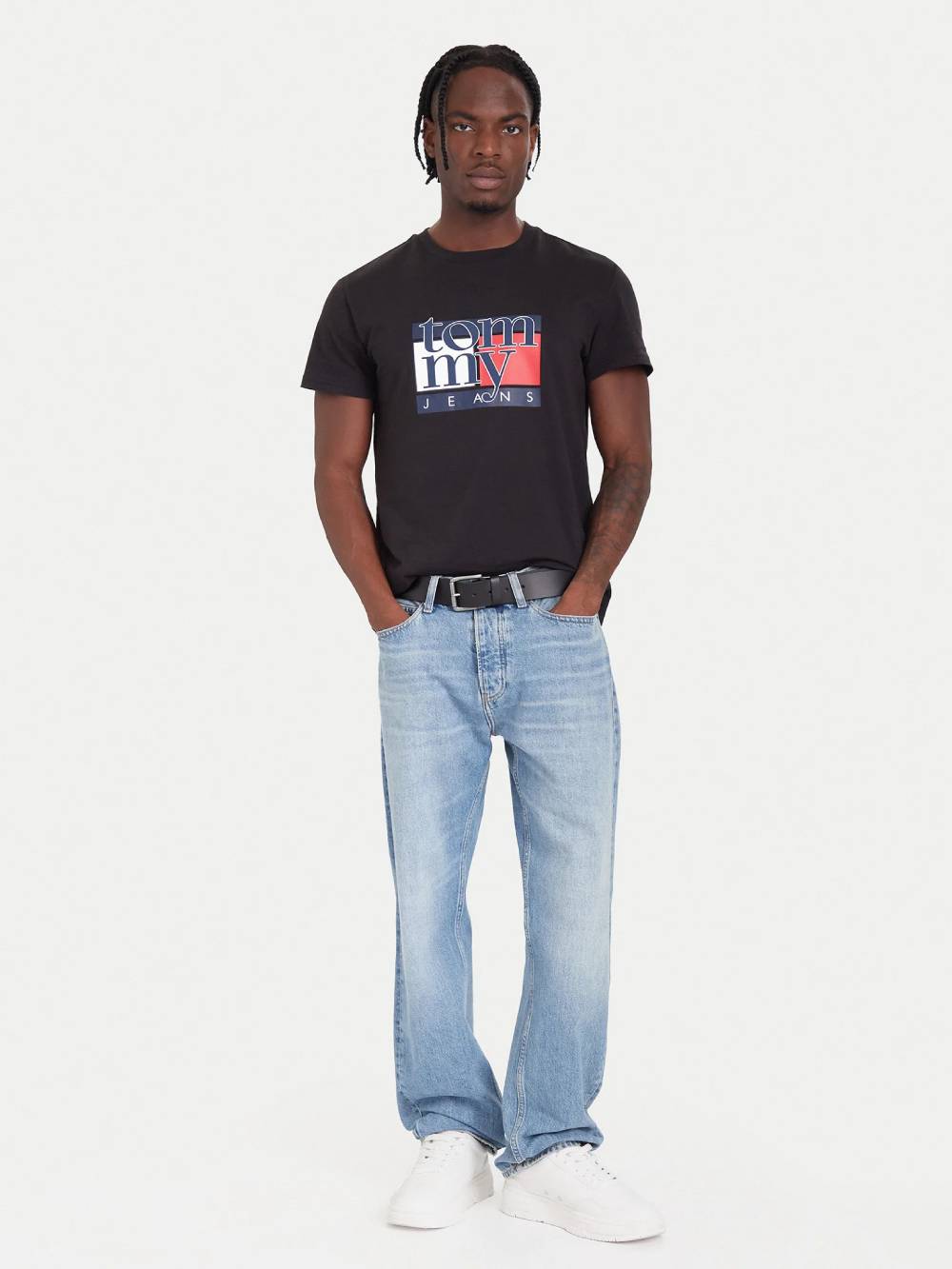 detail TJM SLIM RWB FLAG TEE EXT