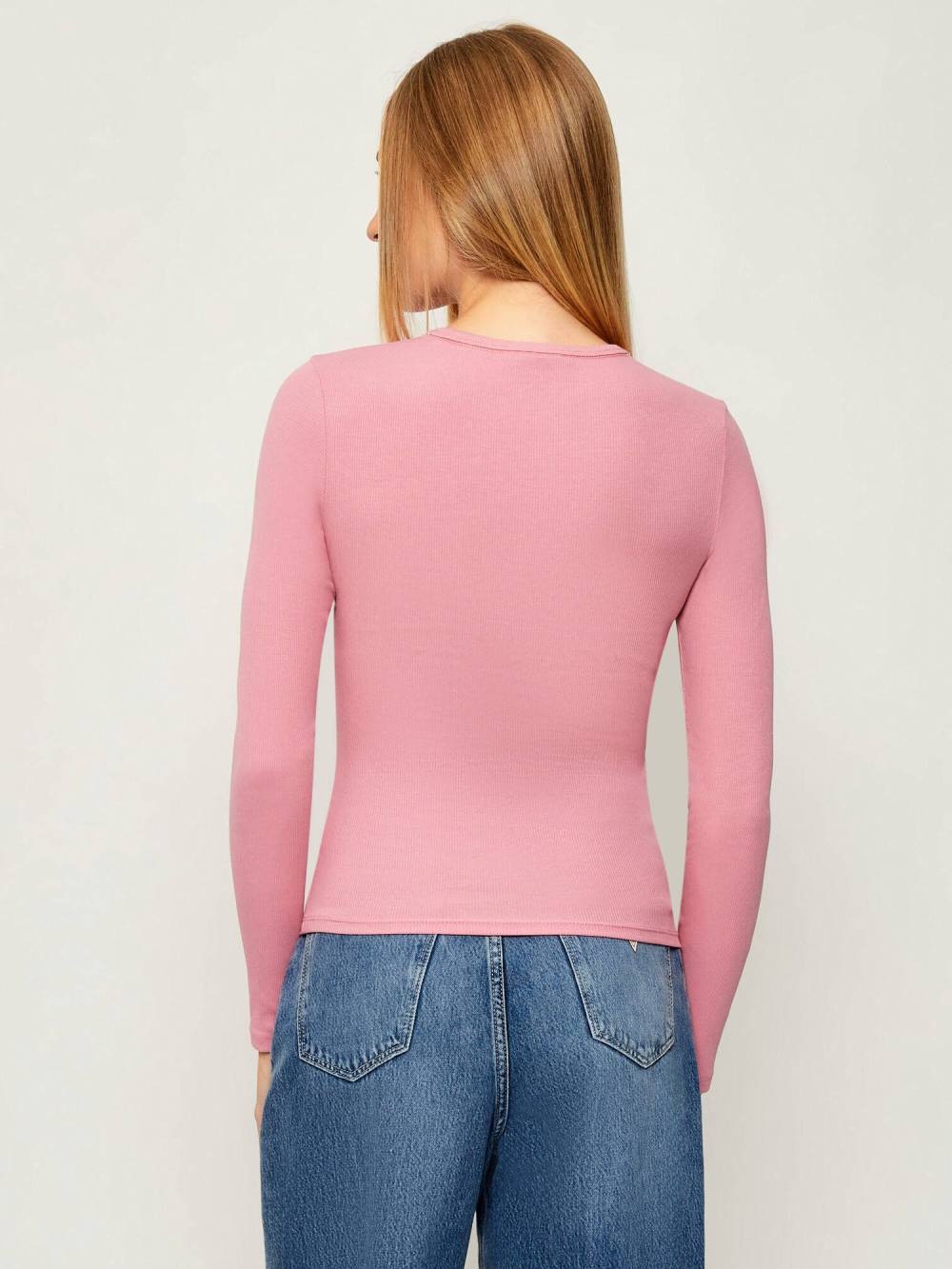 detail TJW SLIM ESSENTIAL RIB LS