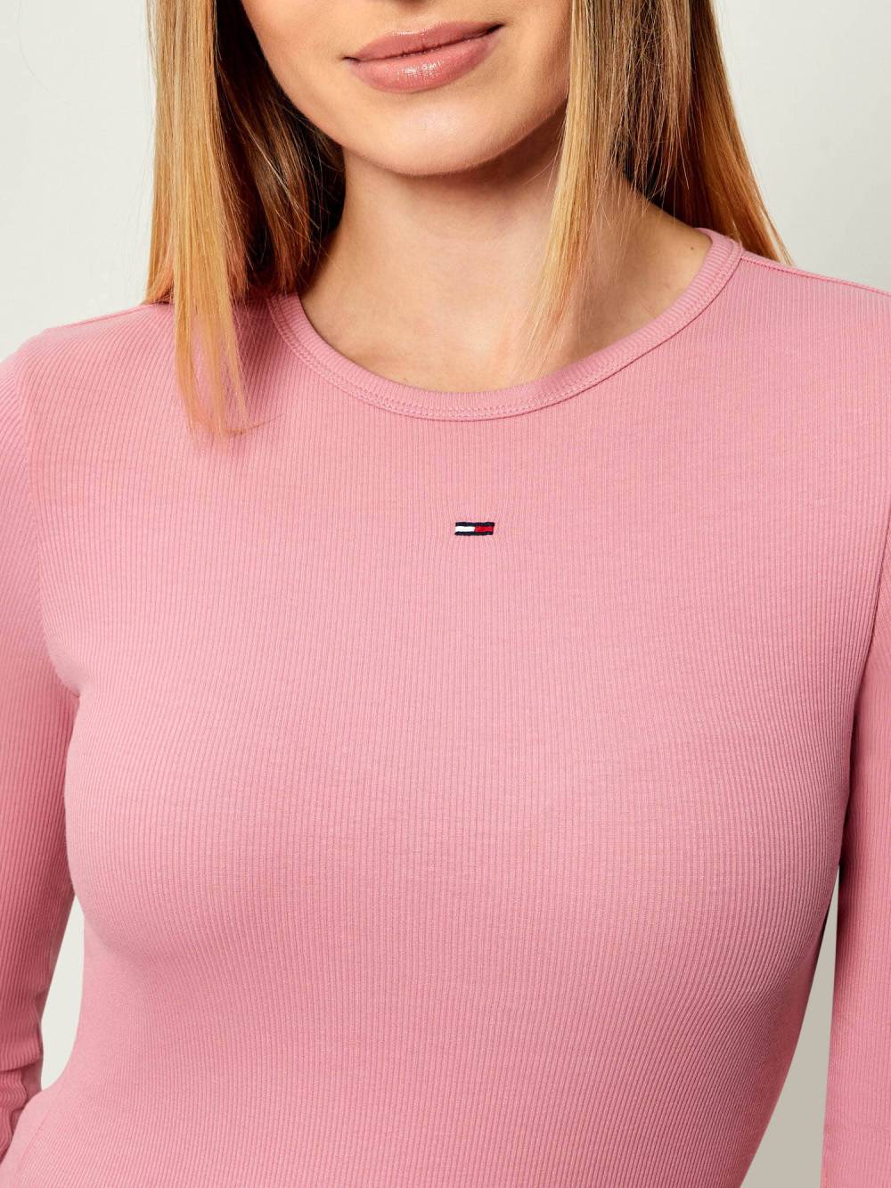 detail TJW SLIM ESSENTIAL RIB LS