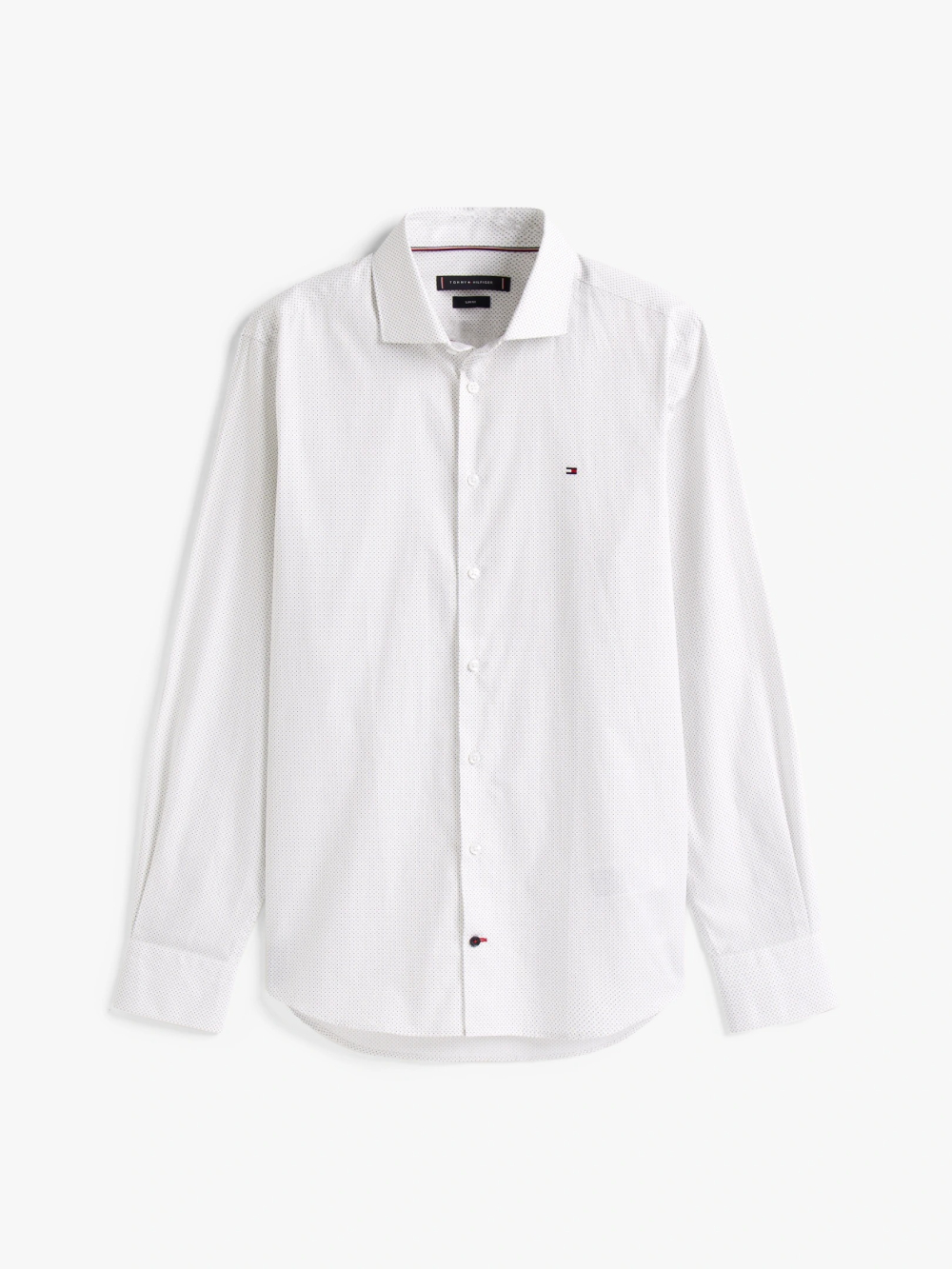 detail Tommy Hilfiger pánska biela košeľa